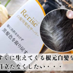 花王のRerise（リライズ）で髪を染めてみたら白髪染めが楽になった話【写真付体験談】